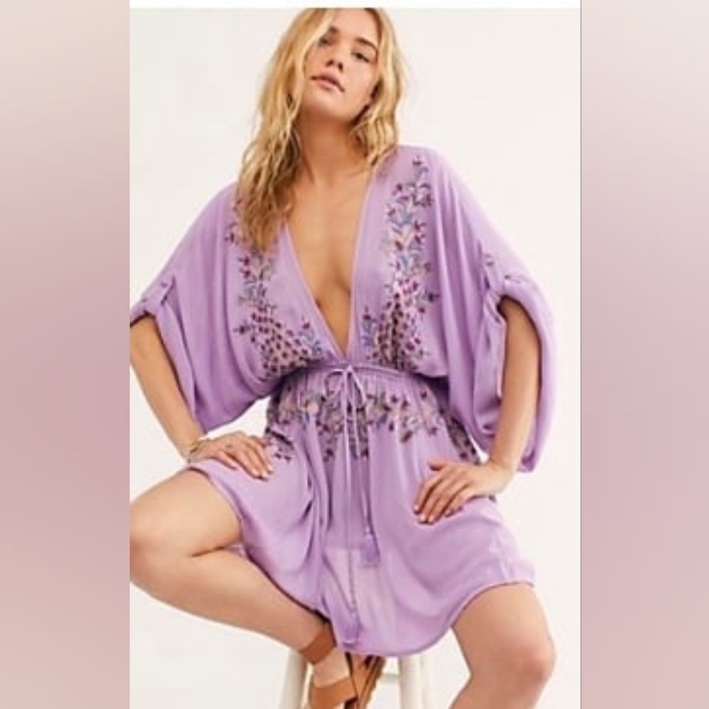 Free People Pretty Pineapple Dress